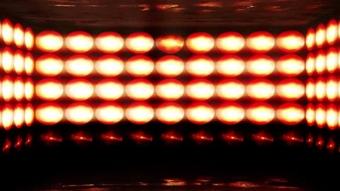 Amber Led Wall Live Event Led Animation Stock Footage 339289219
