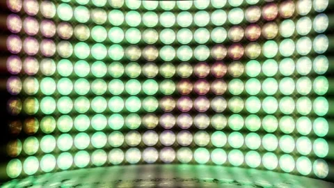 Amber Light Diamond Performance Stage Light Loop Stock Footage 339288809