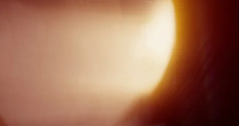 Amber Light Leaks on Black Background. Overlay. Transition. Video Color Filters Stock Footage