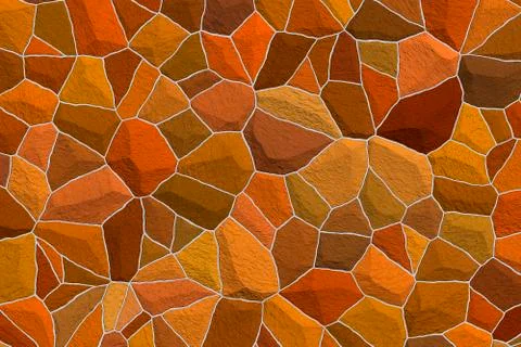 Amber mosaic background Stock Illustration