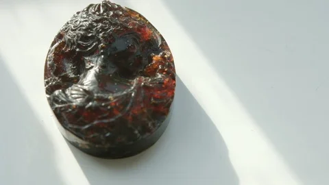 Amber in museum 스톡 동영상 94722765