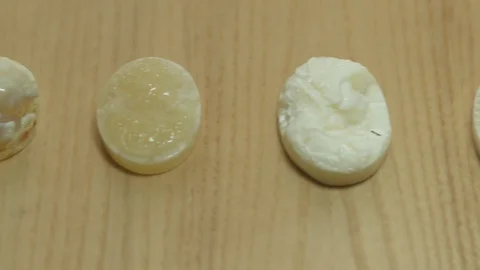 Amber in museum Stock Footage 94722767