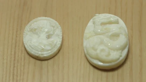 Amber in museum Video stock 94722771