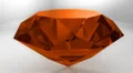 Amber orange gemstone gem stone spinning wedding background loop HD Footage