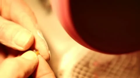 Amber process Stock Footage 22024796