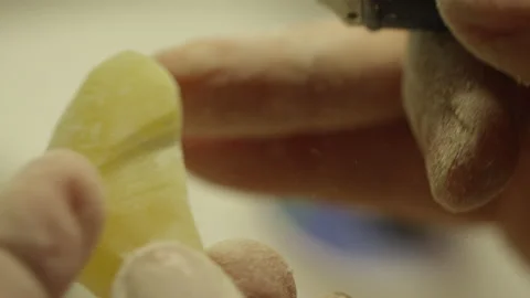 Amber processing Video stock 138128852