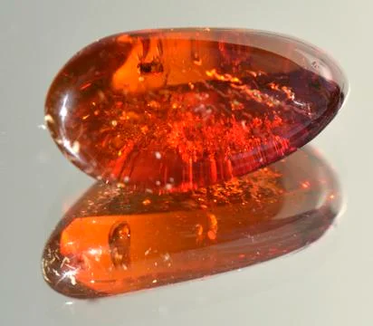 Amber red translucent Stock Photos
