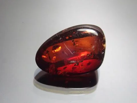 Amber red translucent Stock Photos