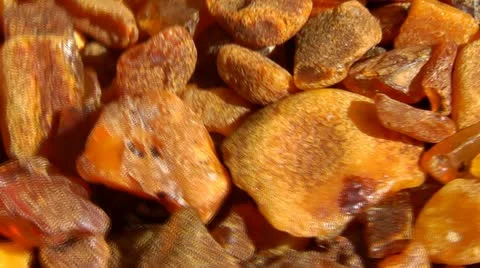 Amber Stone Stock-Footage 12019308