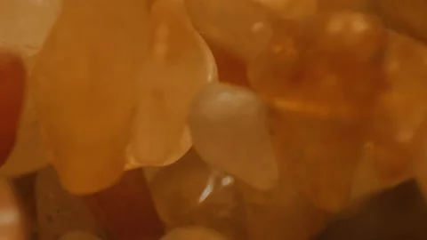 Amber Stones Stock Footage 169694543