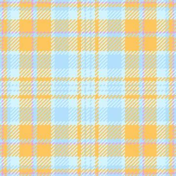Amber texture vector tartan, sparse plaid seamless textile. Uk background c.. Stock Illustration