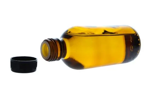 Amber vials Stock Photos