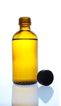Amber vials Stock Photos