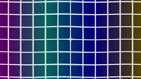 Amber vortex distortion grid technology background with digital motion Видео 335544638