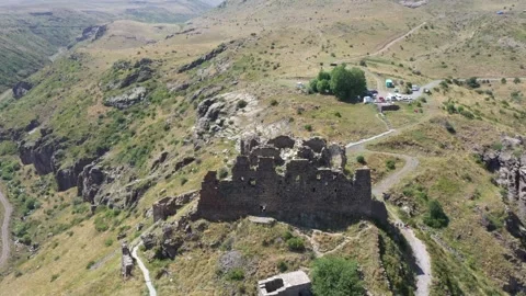 Amberd Fortress in spring  by drone 15 Vidéo 335482785