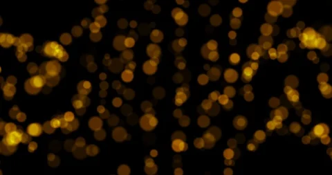 Ambient abstract bokeh particles background. abstract blur with blinking Boke Stock Footage