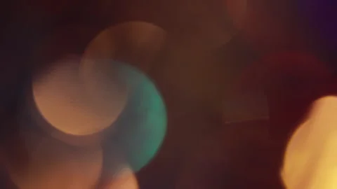 Ambient bokeh of light on dark Video stock 309575959