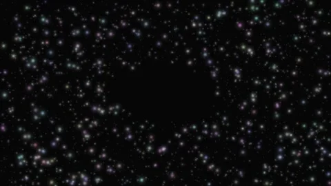Ambient Dark Particle Flow Seamless Loop Stock Footage 332496580