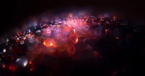 Ambient Globe Orange Particles 01 Stock Footage 84372743