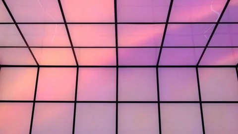 Ambient glow from a square grid Stock Footage 328881289
