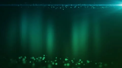 Ambient Particles Blue Green Stock Footage 20537488