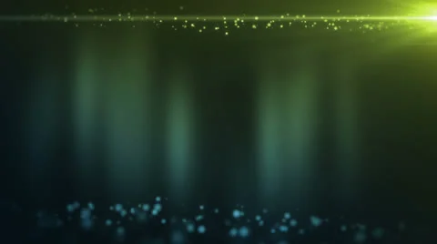 Ambient Particles Blue Yellow Stock Footage 25856812