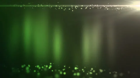 Ambient Particles Green Stock Footage 25856846