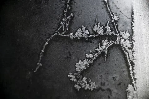 Ambient temperatures remain subzero throughout Hungary, Salgotarjan - 19 Jan 202 Stock Photos