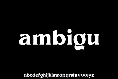 Ambigu Stockillustratie