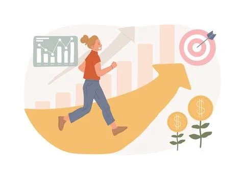 Ambition isolated concept vector illustration. イラスト素材