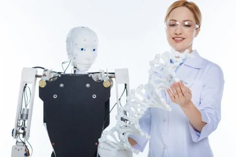 Ambitious creative scientist experimenting with concepts 스톡 사진