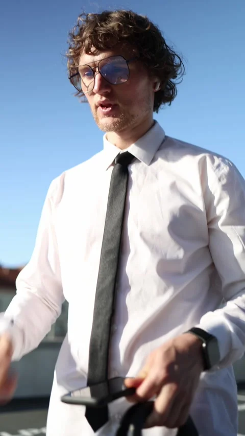 Ambitious employee points forward showing confidence and desire for promotion Stockbeeldmateriaal 345993451