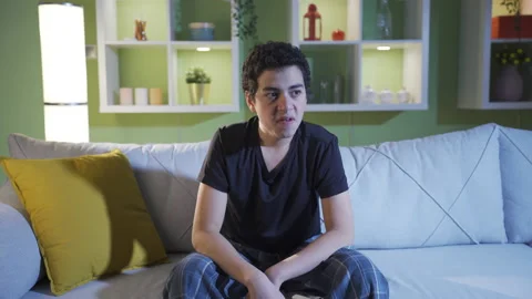 The ambitious young man thinks about the incident and waits for revenge. Stock-Footage 233289737