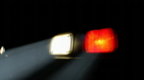 Ambulance at accident scene Stock Footage 695942