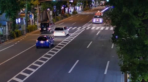 Ambulance in action Tokyo Japan Stock Footage