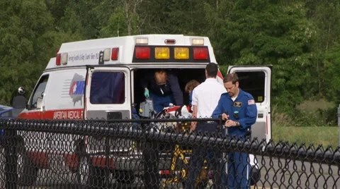 Ambulance and Paramedics Stock-Footage 7434612