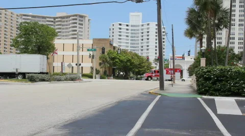 Ambulance approaching Stock Footage 705061