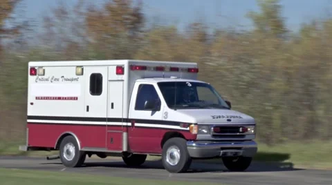 Ambulance Arrives Stock Footage 22772001