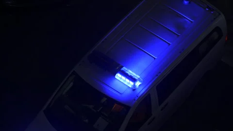 AMBULANCE, blue lights Video stock 292172939