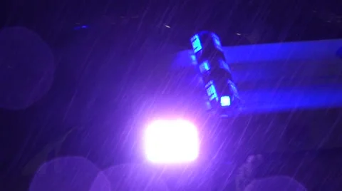 Ambulance Car In Action in the Rain 스톡 동영상 54906730