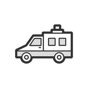 Ambulance car icon Stock-Illustration