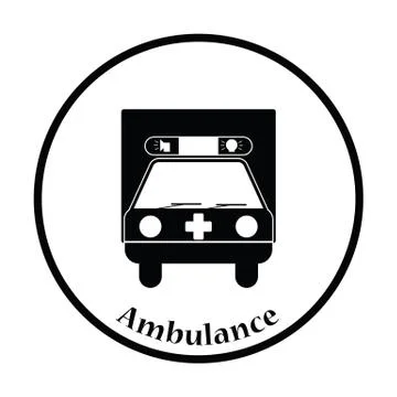 Ambulance car icon 스톡 일러스트