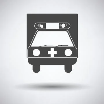 Ambulance car icon Stock Illustration