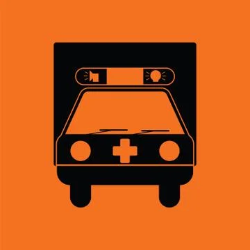 Ambulance car icon Illustrazione stock