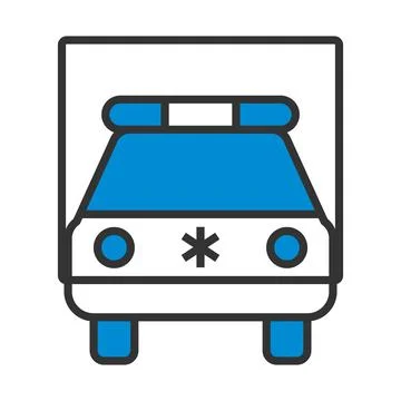 Ambulance Car Icon Stock Illustration