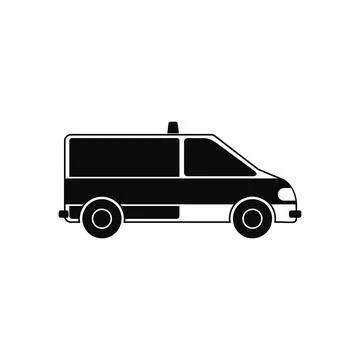 Ambulance car icon Illustrazione stock