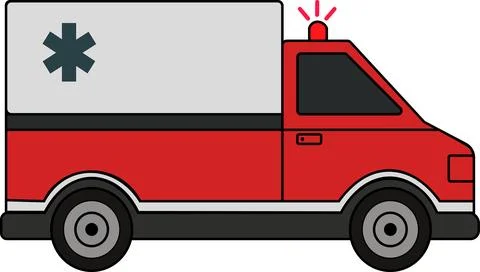 Ambulance car icon Stock Illustration