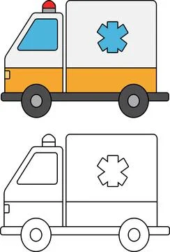 Ambulance car icon Stock Illustration