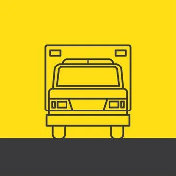 Ambulance car Stock Illustration