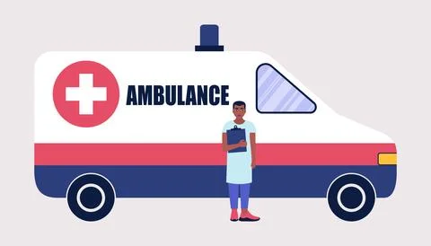 Ambulance Car Illustrazione stock